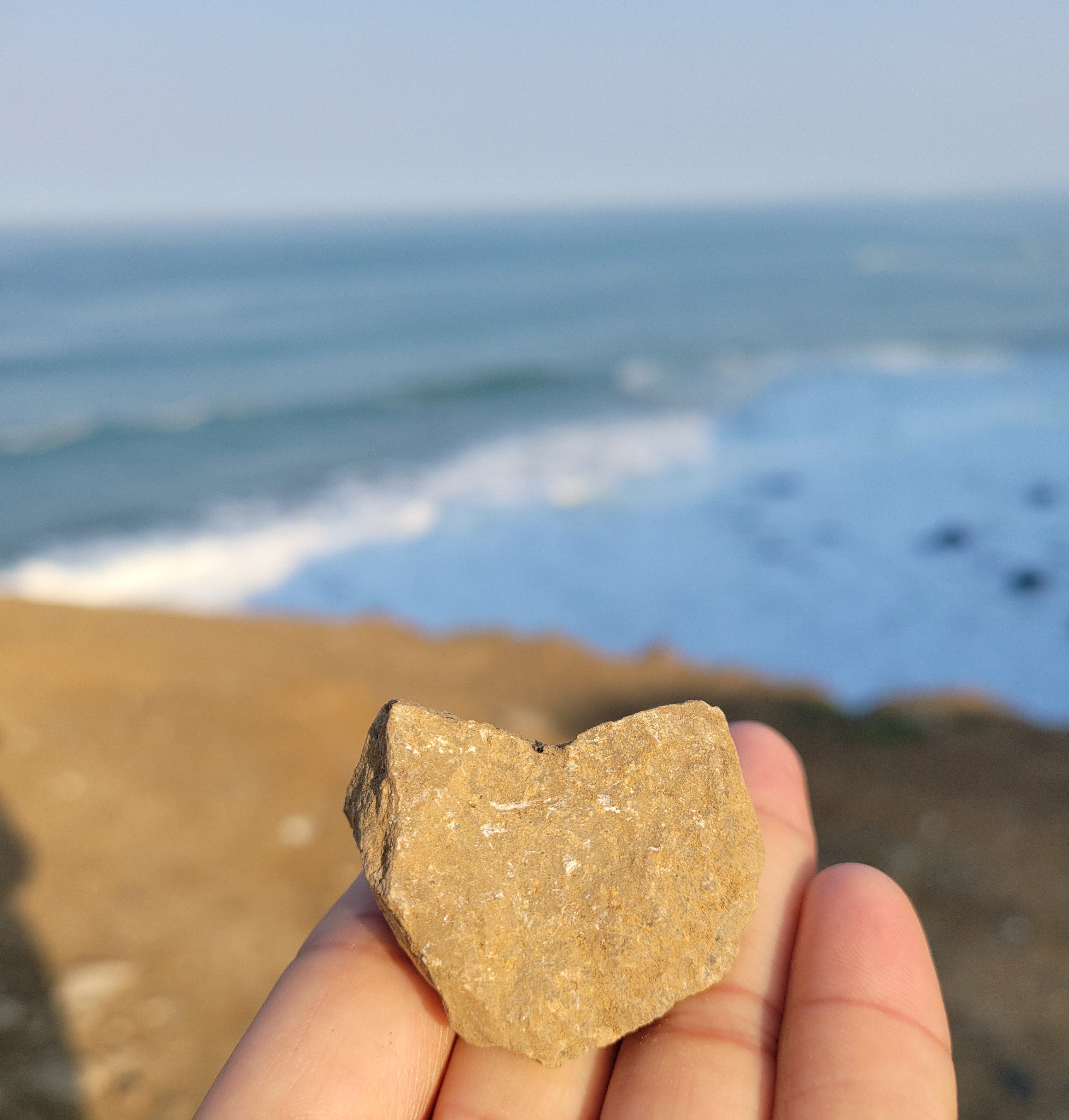 Heart Shape Stone In Hand